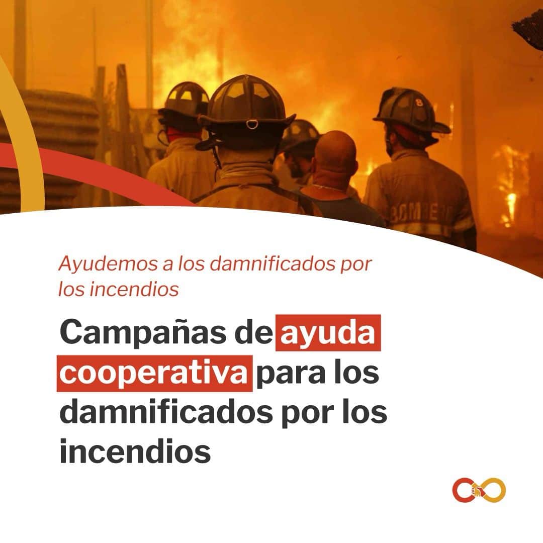 Campañas de Ayuda para los damnificados por los incendios – FECRECOOP